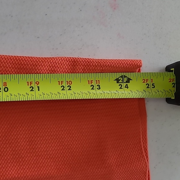 Anne Klein women's coral pink cropped pants with textured pattern size 14 - Picture 9 of 9